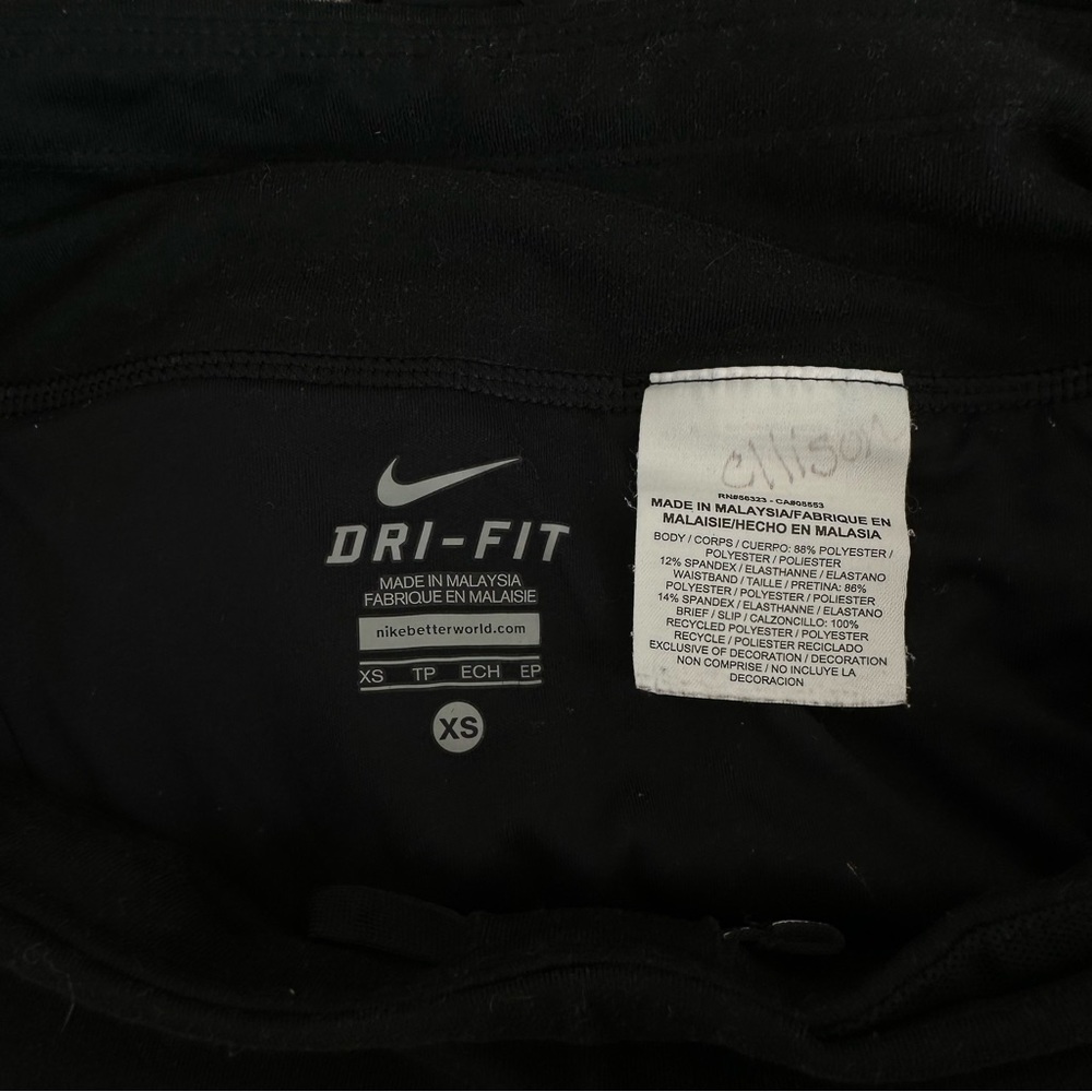 Black Nike Shorts Dri-Fit XS - Picture 7 of 12